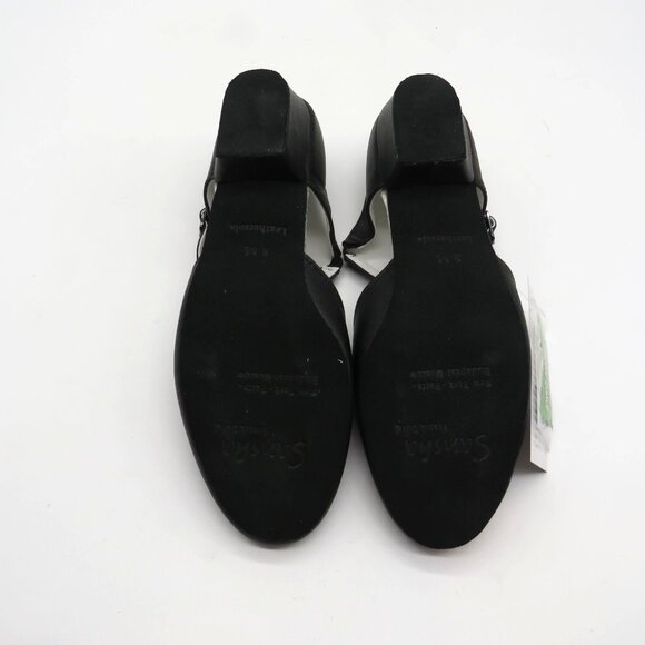 Sansha Womens Black T-Strap Leather Dance Shoes 1" Heel Size 8M NEW - Picture 6 of 9